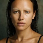 Supermodelo arrasa com visual ousado e gótico em evento de lançamento em Praga, marcando nova era de beleza