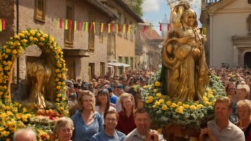 Comunidade celebra colheita e trabalho rural com bênção dos tratores e esperança renovada