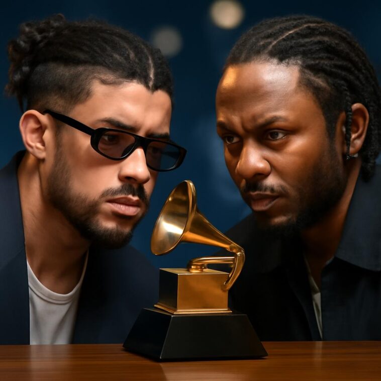Análise das apostas para o Grammy 2026 destaca a força de Bad Bunny e Kendrick Lamar na categoria principal