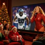 Transmissão ao vivo de jogos da NFL no Natal traz diversidade e emoção com elenco de comentaristas e performance icônica