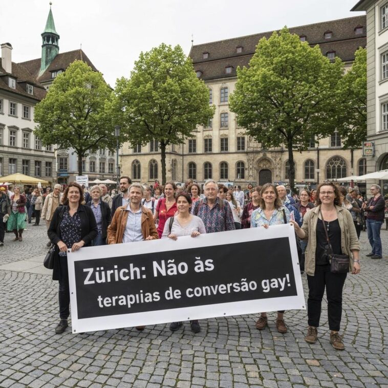 Cantão de Zurique propõe banimento das terapias de conversão gay 1 Medida visa proteger pessoas LGBTQIA+ dos danos causados por práticas que tentam mudar a orientação sexual