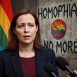 Ministra Hannah Beazley denuncia aumento chocante da homofobia 12 Em discurso no Crown Pride Luncheon, Beazley alerta para onda de discurso de ódio contra LGBTQIA+ na Austrália