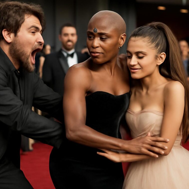 Cynthia Erivo protege Ariana Grande de invasor no tapete vermelho 1 Atriz relata instinto de proteção durante incidente com fã no lançamento de Wicked em Singapura
