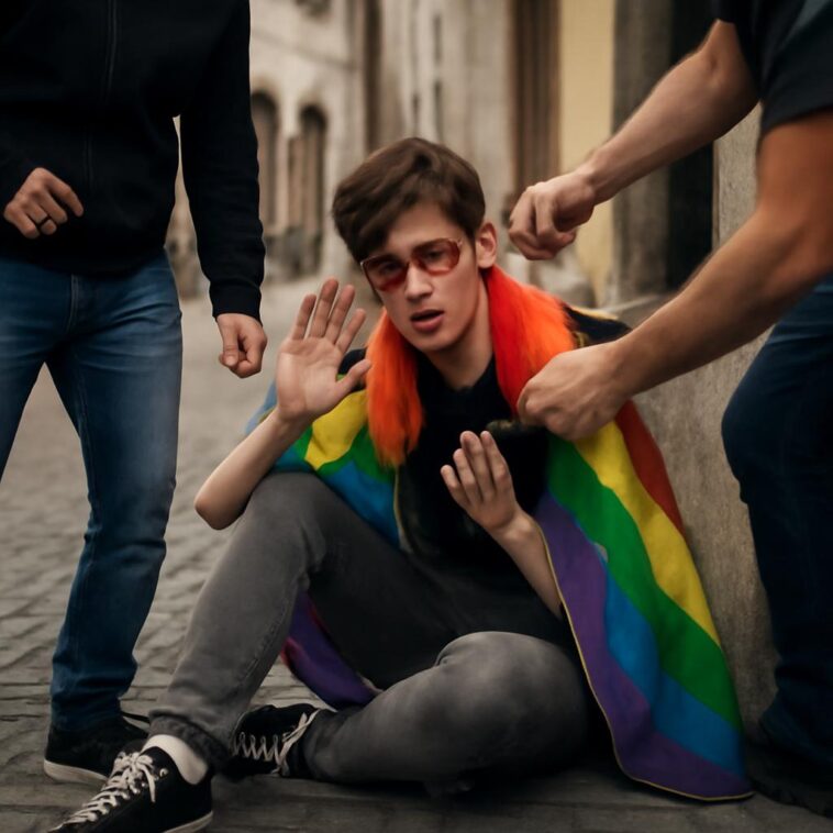 Jovem de 15 anos sofre agressão e insultos homofóbicos em plena rua; cidade clama por justiça e respeito