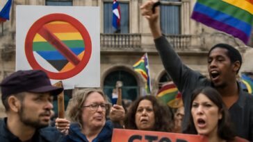 Prefeito denuncia grupo identitário que vandalizou símbolos da causa LGBTQIA+ na cidade