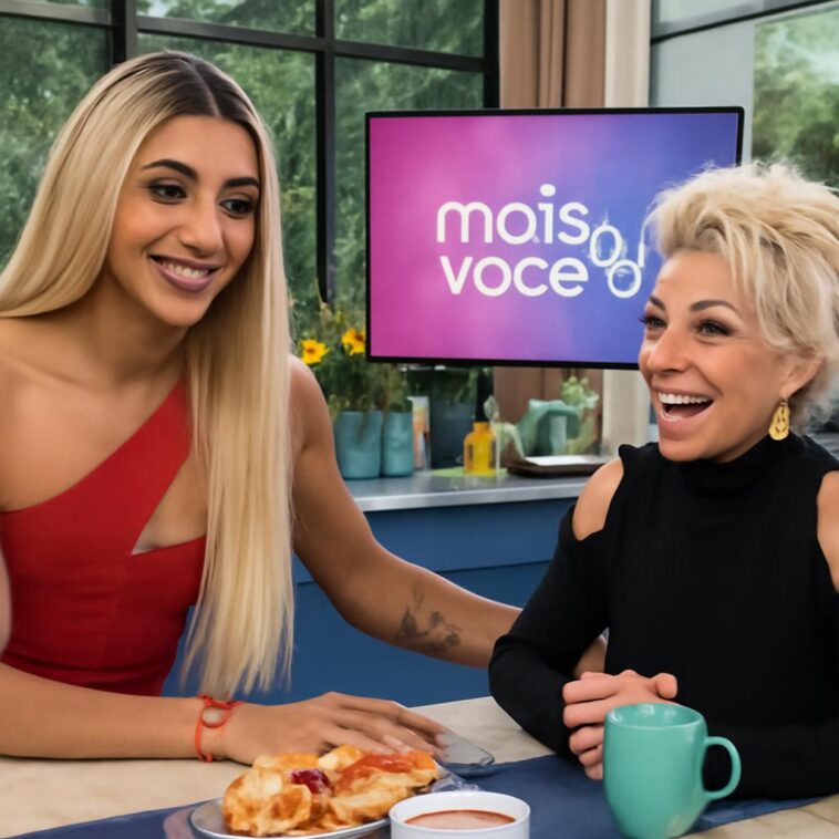 Cantora drag mais seguida do mundo fala sobre seu novo miniálbum e conquista a apresentadora com seu carisma