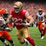 San Francisco domina Cleveland no futebol americano em jogo eletrizante 12 49ers mostram força e vencem Browns por 26 a 8, com atuações marcantes no ataque