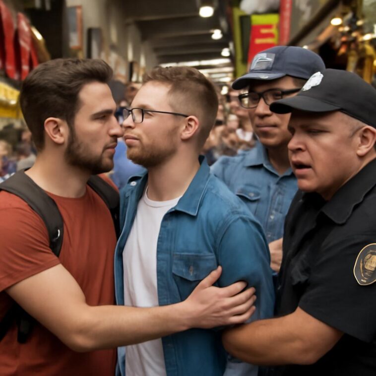 Segurança é demitido após homofobia contra casal gay no Mercadão de SP 1 Funcionário pediu que casal LGBTQIA+ parasse de se abraçar e saísse do Mercado Municipal; empresa reforça compromisso com diversidade