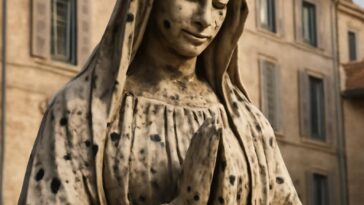 Restauração descobre marcas de tiros nazistas na icônica escultura que simboliza proteção à cidade