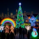 Let’s Glow SF ilumina São Francisco com arte e diversidade natalina 13 Festival transforma prédios históricos em telas vibrantes com projeções que celebram o espírito LGBTQIA+ e a comunidade local