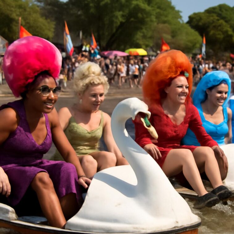 Parada Livre Porto Alegre traz corrida de drag queens em pedalinhos 1 Evento celebra orgulho LGBTQIA+ com arte, protesto e resistência no Parque da Redenção