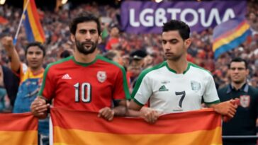 Decisão gera controvérsia ao destacar direitos LGBTQIA+ em partida entre países com punições severas à comunidade