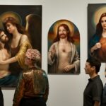 Exposição Be Not Afraid reinventa iconografia religiosa com olhar queer 12 Artista KT Seibert transforma símbolos sagrados em arte que acolhe a comunidade LGBTQIA+ em São Francisco