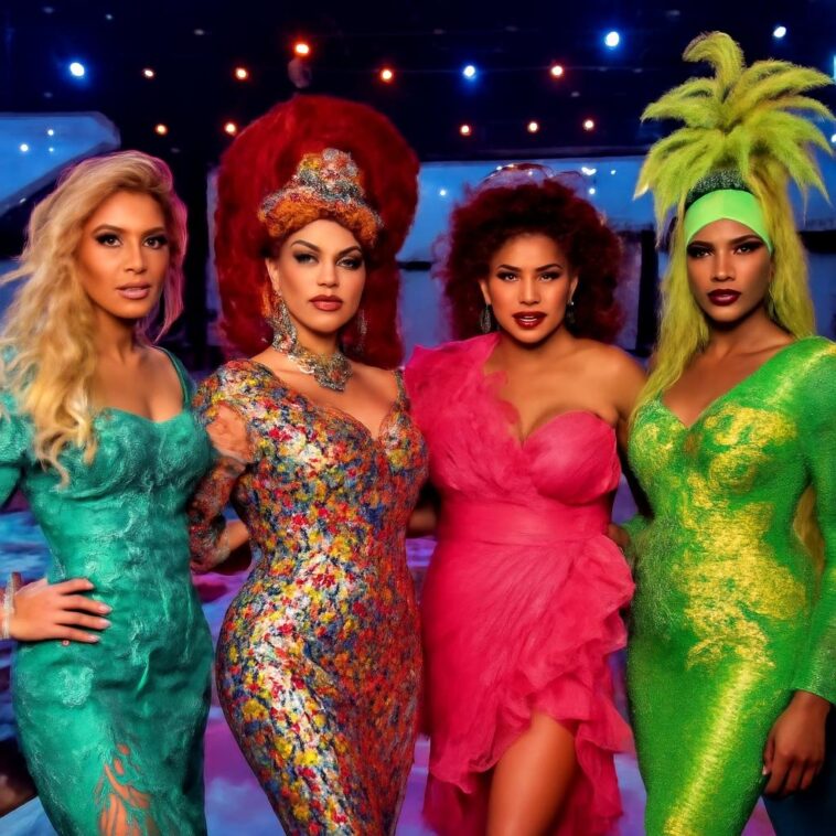 Queens de South Florida brilham na 18ª temporada de RuPaul’s Drag Race 1 Athena Dion, Juicy Love Dion e Mia Starr agitam Wynwood com festas e performances exclusivas