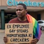 Ex-funcionário gay denuncia homofobia na Checkers do Eastern Cape 12 Vítima relata bullying homofóbico e ambiente tóxico que o forçou a pedir demissão