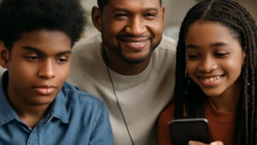 Em bate-papo descontraído, Usher e os filhos exploram redes sociais e arte em família, inspirando a juventude LGBTQIA+