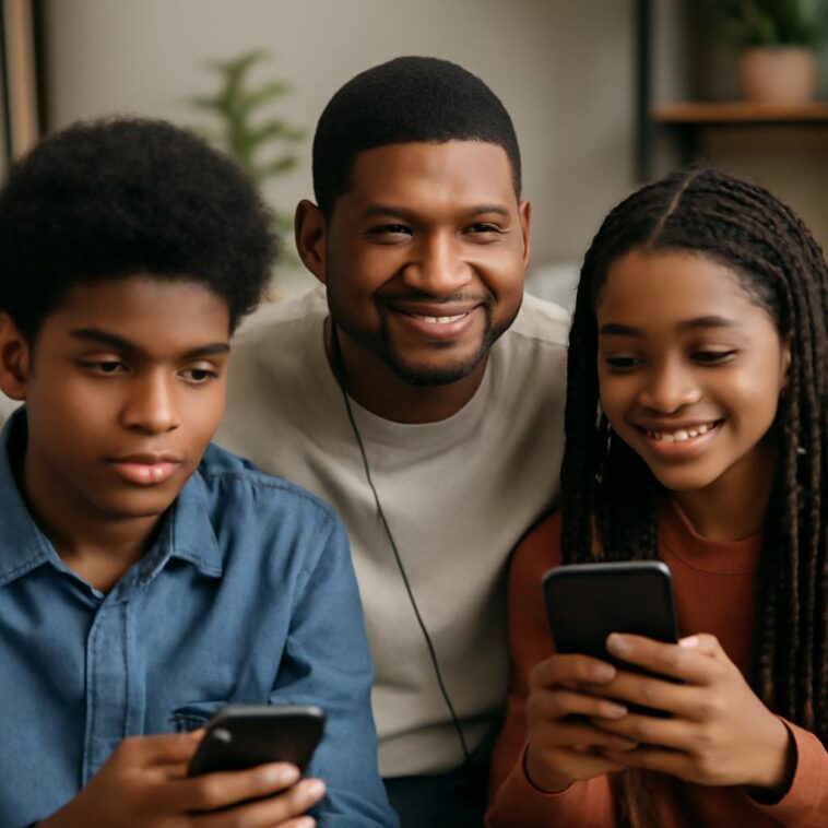 Em bate-papo descontraído, Usher e os filhos exploram redes sociais e arte em família, inspirando a juventude LGBTQIA+