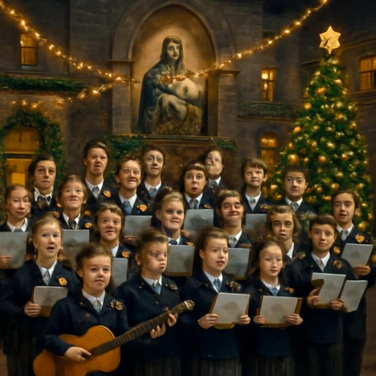 Villancico do Colégio Ntra. Sra. de la Consolación encanta no Natal 1 Tradição e emoção se unem no canto natalino que aquece corações em Burriana, Espanha