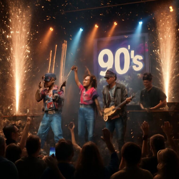 Espetáculo de Ano Novo celebra nostalgia dos anos 90 em Fayetteville 1 Cool Spring District transforma Réveillon com show temático e artistas locais em Festival Park