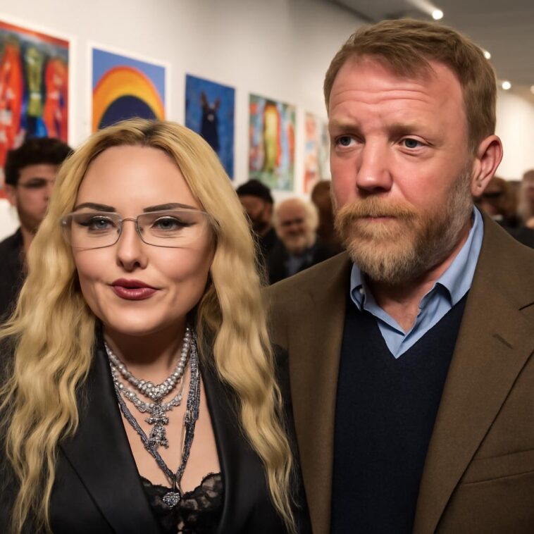 Ex-casal icônico aparece junto em Londres para apoiar Rocco Ritchie em sua exposição artística