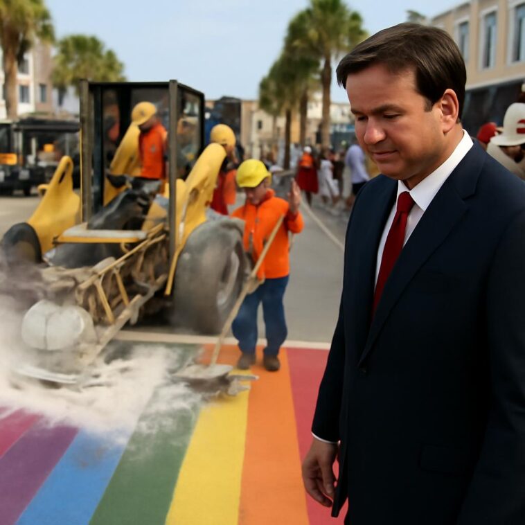 Governador DeSantis enfrenta resistência criativa ao tentar apagar símbolos LGBTQIA+ nas ruas