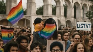 Manifestação no Rio de Janeiro exige políticas educativas e proteção para a comunidade LGBTQIA+ diante do aumento da violência