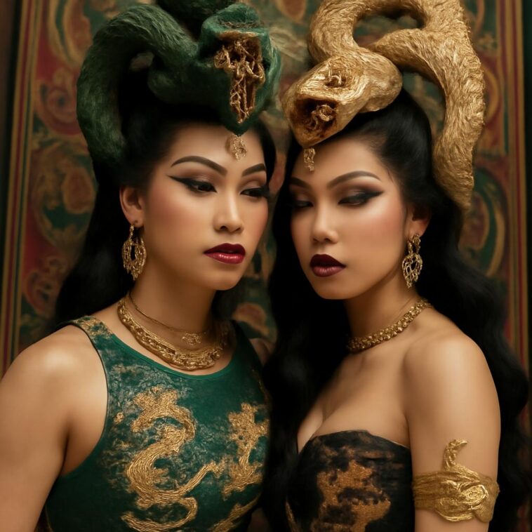 Plastique Tiara e Nymphia Wind reinventam a lenda da Serpente Branca em espetáculo que valoriza a cultura AAPI e a comunidade LGBTQIA+