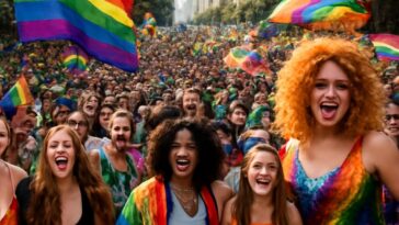 Evento vibrante destaca diversidade e fortalece a comunidade LGBTQIA+ com muita cor e resistência