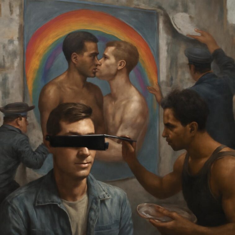 Artista LGBTQIA+ desafia limites entre arte e pornografia e reafirma orgulho em Palm Springs, EUA