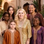 A rainha do pop celebra as festas em Marrakech, exibindo um visual radiante ao lado dos filhos e do amado Akeem Morris