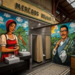 Mercado Municipal de Taubaté reinventa banheiros com arte e modernidade 13 Reforma completa transforma banheiros do Mercadão em espaços acolhedores e cheios de identidade local
