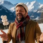 El cantante puertorriqueño disfruta momentos mágicos con sus hijos Lucía y Renn en un invierno lleno de ternura