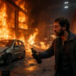 Vilão retorna para ajudar o filho e arma vingança com incêndio na reta final da novela