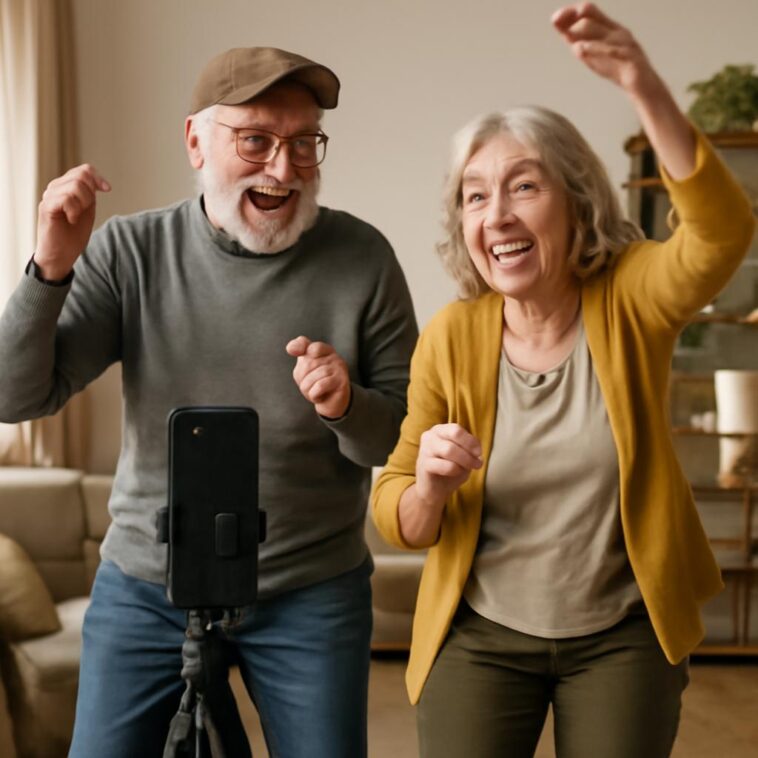 Casal aposentado conquista TikTok com humor e dança autênticos 1 Robert e May Leong provam que idade não é barreira para brilhar nas redes sociais