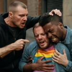 Violência contra mulher e ataques racistas e homofóbicos marcam momento presenciado por crianças