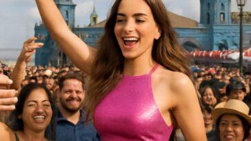 Cantora recebe multidão de fãs no aeroporto e promete show cheio de energia e sucessos em Belém, Pará