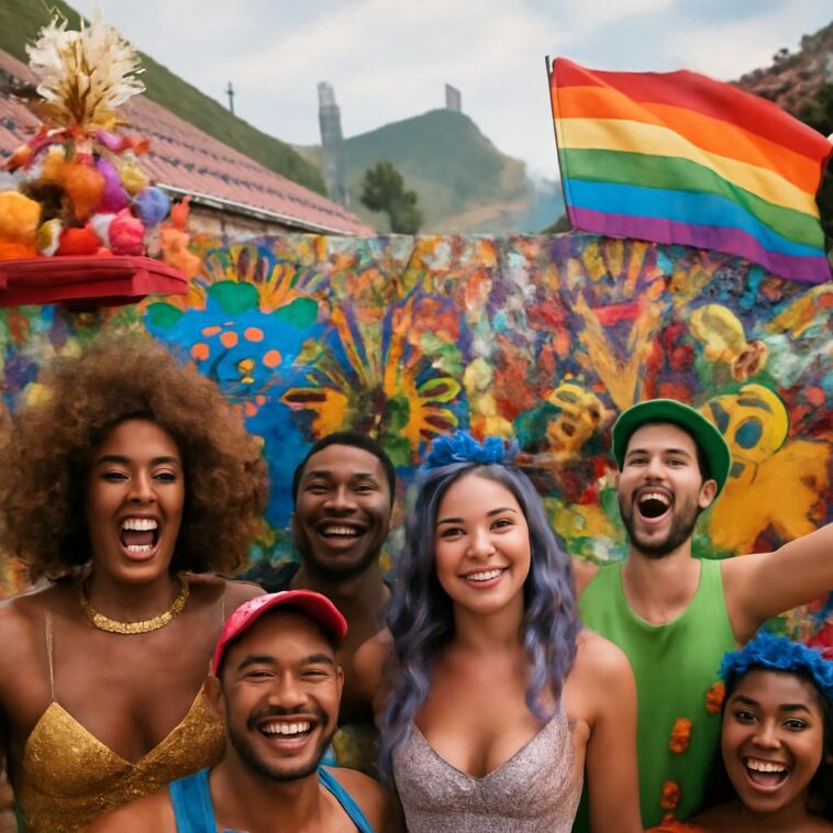 Bloco inspirado no carnaval de Salvador se firma no Rio e celebra amor livre e representatividade LGBTQIA+