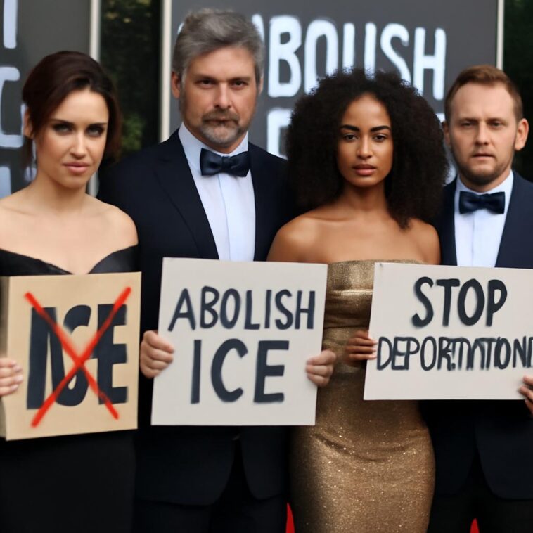 Atores e artistas usam pins em homenagem a Renee Good e contra violência da imigração nos EUA