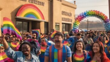 Drag bingo, karaokê e arte celebram a comunidade LGBTQIA+ no deserto californiano