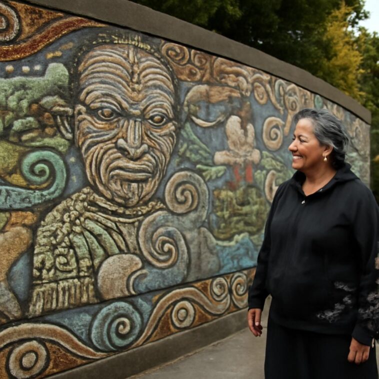 Parede demolida vira memorial e ponto de encontro em cidadezinha da Nova Zelândia