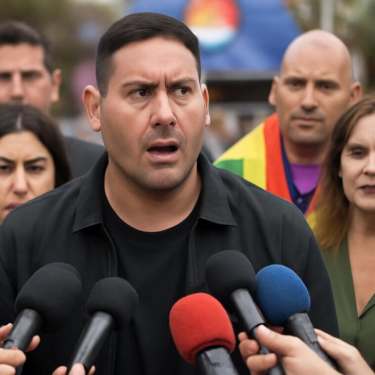 El animador enfrenta acusaciones y responde a crítica homofóbica de periodista con firmeza y autenticidad