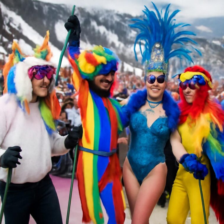 Evento em Aspen, EUA, une arte, alegria e representatividade LGBTQIA+ em desfile inesquecível