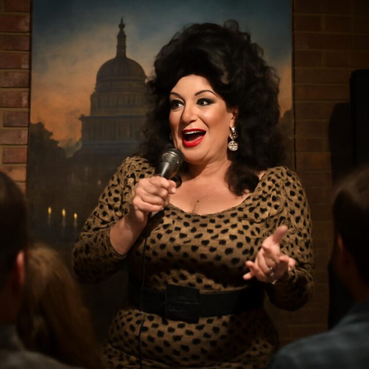 Drag queen vencedora do Emmy estreia versão ao vivo do seu podcast com participação especial de Jasmine Kennedie