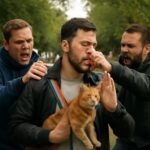 Jerome enfrenta ofensas e ameaças de dono de cachorro por passear com seu gato Bengal em espaço público