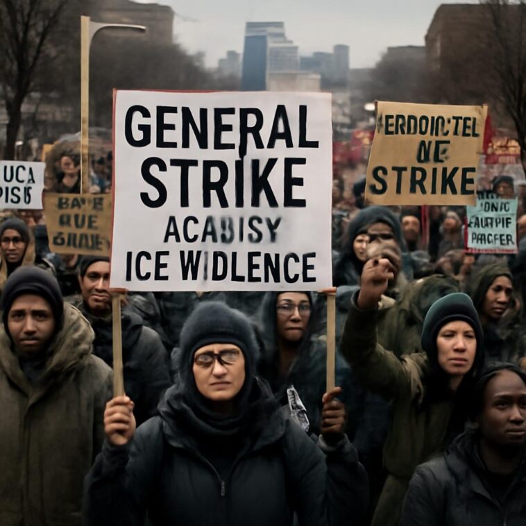 Movimento massivo protesta contra a violência policial e a presença da ICE em Minnesota, unindo comunidades em luta por justiça