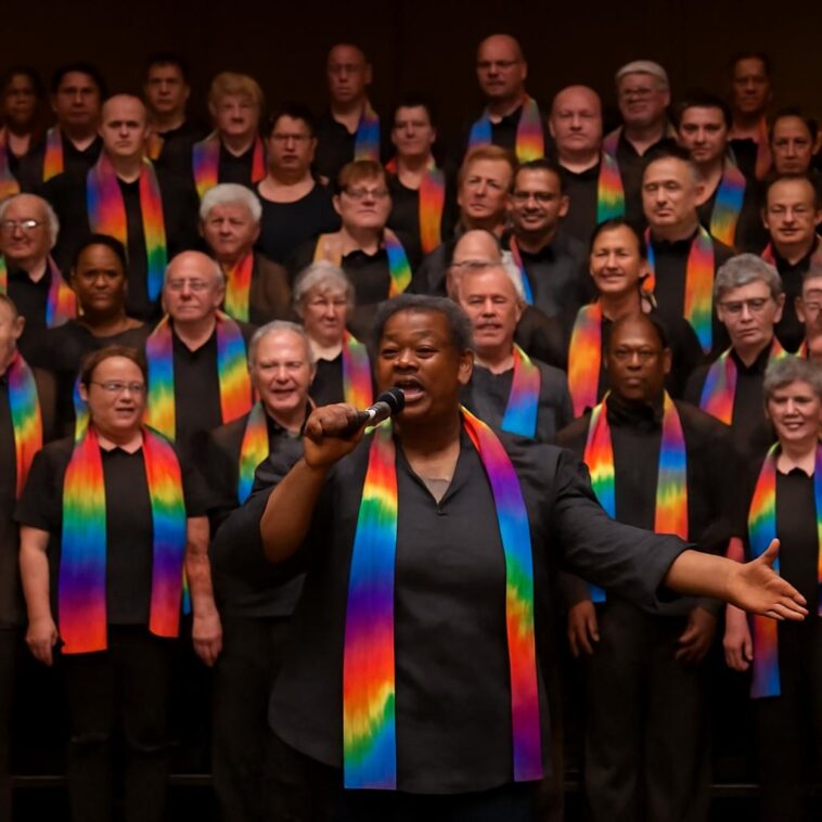 Evento reúne grupos de canto LGBTQ+ do Meio-Oeste em performances vibrantes e cheias de orgulho