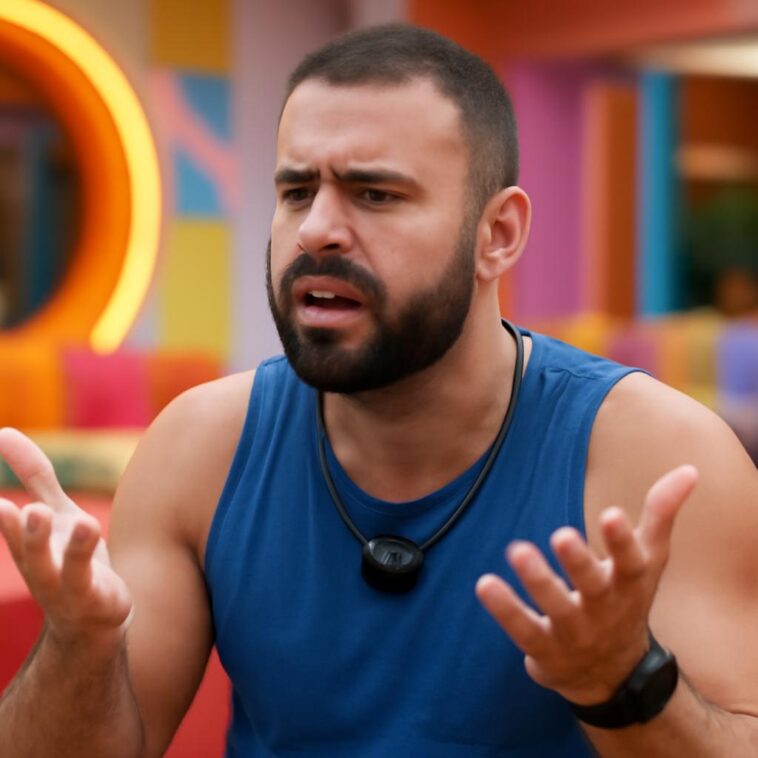 No paredão, Matheus pede que aliados desistam do jogo caso seja eliminado, enquanto enfrenta denúncia por homofobia