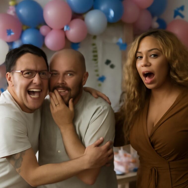 Casal de Fargo celebra momento inesquecível com surpresa da diva pop Beyoncé no reveal do terceiro filho