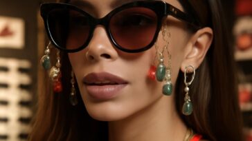 Nova linha transforma óculos em plataforma de estilo pessoal com pingentes exclusivos da artista