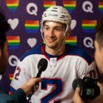 Jesse Kortuem encontrou coragem para assumir sua identidade graças à série que mudou o jogo do hóquei para a comunidade queer